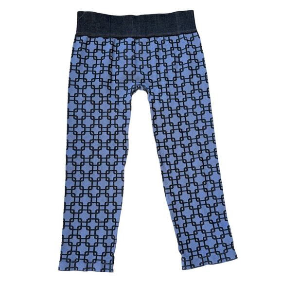 NEW NUX Fair and Square Amethyst Blue Cropped Leggings, Size LARGE - Picture 6 of 6